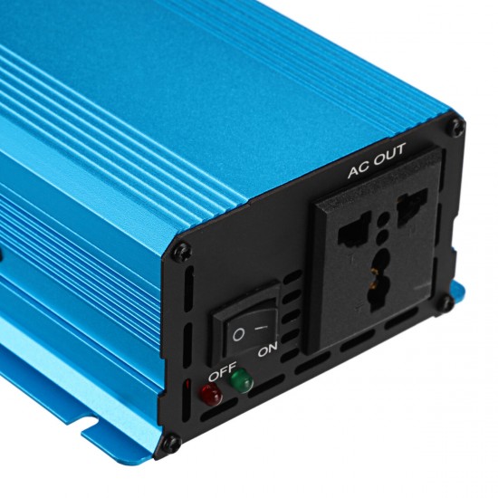 Peak 1500W 12/24/48/60V to 220V Car Power Inverter Voltage Converter Charger Adapter Inversor