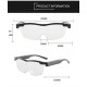 160% Glasses With LED Light Power Zoom Max Glasses Men Reading Eyeglasses Magnifying Needlework Gafas Led