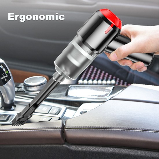 4-In-1 9000Pa Handheld Cordless Air Blower Air Duster Wireless keyboard Car Vacuum Cleaner Portable Cyclonic Suction Home