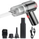 4-In-1 9000Pa Handheld Cordless Air Blower Air Duster Wireless keyboard Car Vacuum Cleaner Portable Cyclonic Suction Home