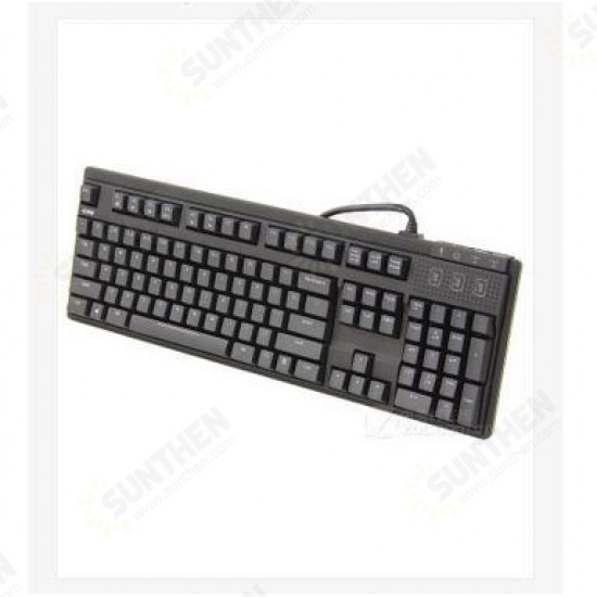 A4TECH WK-100 USB Wire Waterproof Fillet Keycap Keyboard