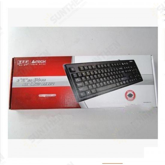 A4TECH WK-100 USB Wire Waterproof Fillet Keycap Keyboard