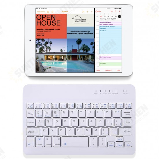 110mAh bluetooth Wireless Keyboard for iPad/ Mobile Phone/ Tablet PC iOS Android System