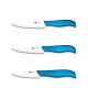XYJ 3PCS Ceramic Knife Set 3inch 4inch 5inch Kitchen Knife Set Vegetable Cutter Slicing Knife Utility Knife Paring Knife