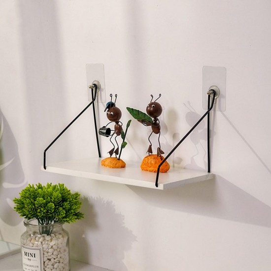 Floating Wall Shelf Mount Rack Bracket Wooden Hanging Home Decorations Storage Shelving Holder