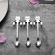 304 Stainless Steel Coffee Spoon Creative Kitty Hook Dirtproof Coffee Tea Spoon Scoop