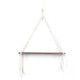 Macrame Plant Hanger Rack Hanging Shelf Bookshelf Hemp Rope Wall Mounted Shelves