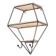 Metal Wall Shelf Mounted Storage Rack wall Hanging basket Shelf Bedroom Decoration