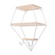 Metal Wall Shelf Mounted Storage Rack wall Hanging basket Shelf Bedroom Decoration