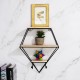 Metal Wall Shelf Mounted Storage Rack wall Hanging basket Shelf Bedroom Decoration