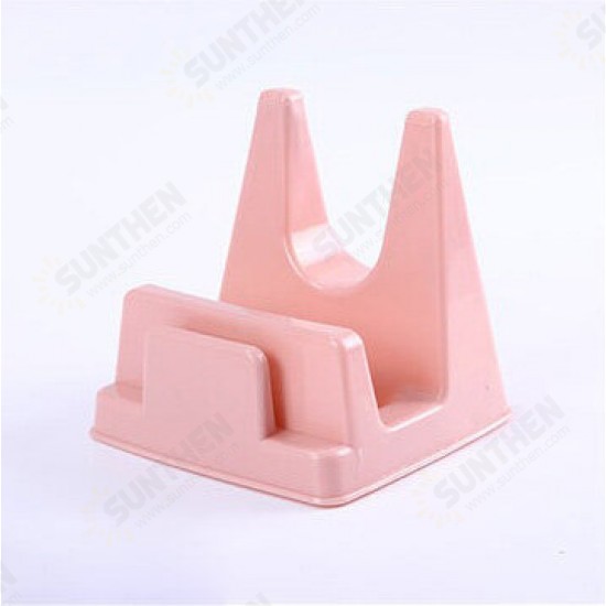 Practical Pot Lid Shelf Holder Plastic Pan Cover Rack Stand Kitchen Accessories Cooking Storage Tool