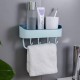 Self-adhesive Wall Hanging Storage Rack Shelf Hook Home Kitchen Holder Organizer Towel Holder