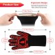 Tvird BBQ Grilling Cooking Gloves 932°F Heat Resistant Barbecue Gloves for Men Women Kitchen Protective Gloves