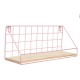 Wall Mount Shelves Shelf Floating Decor Home Storage Display Iron Rack Bookshelf