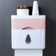 Wall Mounted Press Open Waterproof Double-deck Paper Rolled Toilet Tissue Box