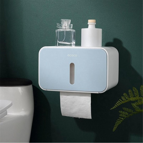 Waterproof Creative Toilet Paper Holder Bathroom Tissue Shelf Storage Rack Roll Hanger