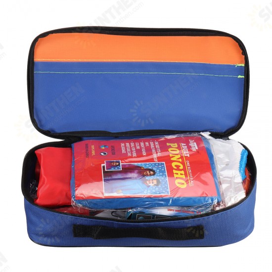 36PCS Emergency Kit Car Tool Bag Warning Triangle Flashlight Safety Hammer First Aid Kit Outdoor Travel Camping