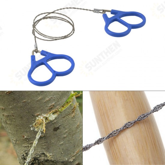 Camping Wire Saw Stainless Steel Travel Garden Branch Fretsaw Emergency Survival Gear