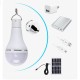 7W/9W Solar Light Bulb Outdoor Garden Lamp Remote Control Solar Power Outdoor Light Solar Panel Spotlight Portable Energy Lamp