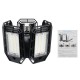 248 LED 5 Panels Deformable Garage Light E27 Basement Ceiling Lights Folding LED Workshop Fixture