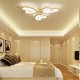 3 Heads Modern Ceiling Lamp+Remote Control Living Room Bedroom Study Light AC110-220V