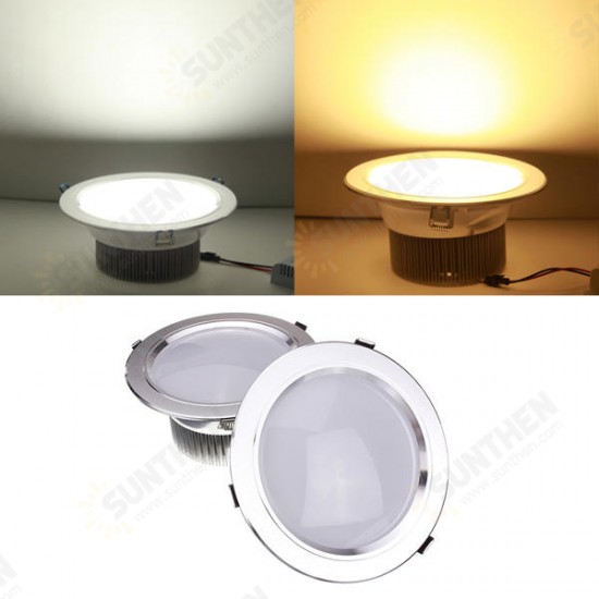 18W LED Down Light Ceiling Recessed Lamp Dimmable 110V + Driver