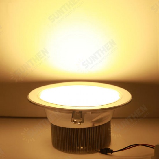 18W LED Down Light Ceiling Recessed Lamp Dimmable 110V + Driver