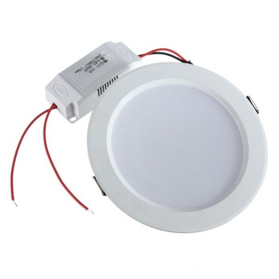 Non-dimmble 9W Round LED Recessed Ceiling Panel Down Light With Driver AC85-265V