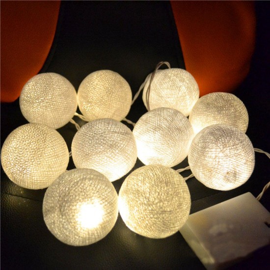 CSL-8 Gardening 5M 20LED String Light Cotton Shape Holiday Garden Party Wedding Decoration