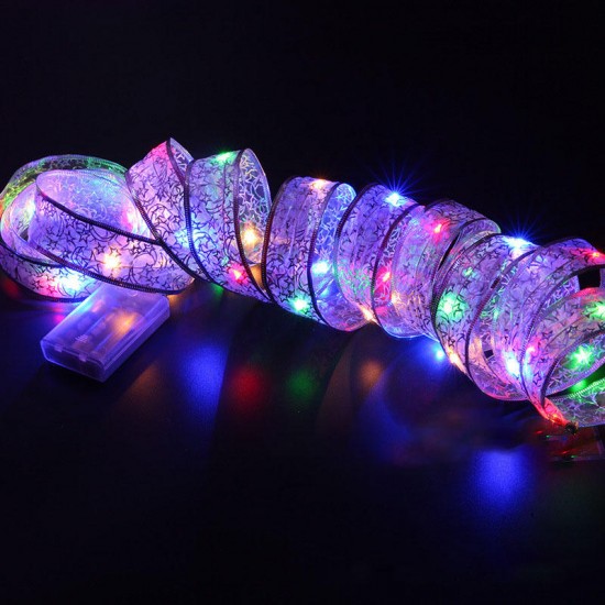 DSL-4 Gardening 4M 40LED String Light Ribbon Shape Holiday Garden Party Wedding Decoration