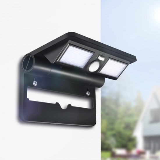 DG-FCR-1 Garden Porch Patio LED Folding Lights Solar Wireless PIR Sensor Waterproof Wall Lamp