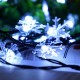 Snowflake String Lights Snow Fairy Garland Decor Solar Power LED for Room Decoration