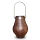 Solar LED Hanging Light Retro Hollow Lantern Outdoor Garden Yard Decoration Lamp