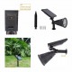 Solar Lights Outdoor 7 LED Solar Outdoor Color Changing Wall Light 180° Adjustable Garden Light