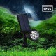 Solar Lights Outdoor 7 LED Solar Outdoor Color Changing Wall Light 180° Adjustable Garden Light