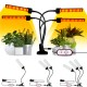 1/2/3/4 Heads USB Plant Grow Light Strip Hydroponic with Securing Clip