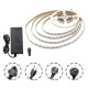 DC12V 5M Non-waterproof SMD5050 R:B 3:1 Grow LED Strip Light + 5A Power Adapter + Female Connector