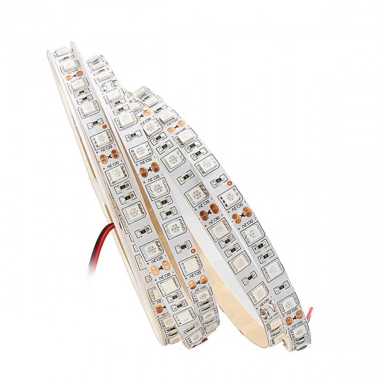 DC12V 5M Non-waterproof SMD5050 R:B 3:1 Grow LED Strip Light + 5A Power Adapter + Female Connector