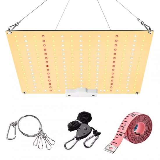 QBCC600 PRO IR+UV Quiet Fanless Full Spectrum LED Grow Light High PPFD for 2x3FT Tent for Seedling Veg and Blooming