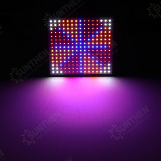 225LED Grow Light Blue & Red & White & Orange Lamp Ultrathin Panel Hydroponics Indoor Plant Veg Flower AC85-265V