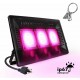 COB LED Grow Lights 450W Outdoor Grow Light Full Spectrum Plants Waterproof Natural Heat Dissipation No Noise Panel Light for Greenhouse Garden