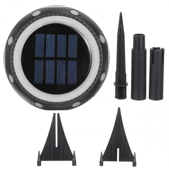 8/10 LED Solar Power Disk Light Buried Light Outdoor Under Ground Waterproof Lamp