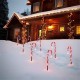 LED Candy Star Crutch Lamp Solar Lawn Lamp Outdoor In-Ground Lights Tree Crutch Lamp Decor