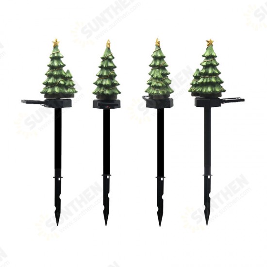 Christmas Tree Solar Lawn Light Landscape Path Garden Decoration Solar Outdoor Garden Stake Lights