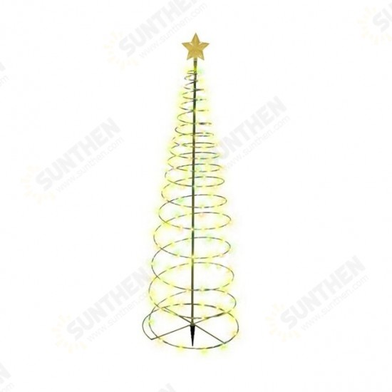 Creative Christmas Tree Lights Christmas Spiral Tree LED Light Outdoor Christmas Tree Light Xmas Decor Noel