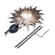 Solar Powered LED Stake Lawn Light Sunflower Waterproof Patio Outdoor Garden Path Lamp