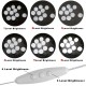 12x USB Hollywood LED Vanity Mirror Makeup Dressing Table Dimmable Light Bulbs