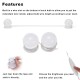 12x USB Hollywood LED Vanity Mirror Makeup Dressing Table Dimmable Light Bulbs