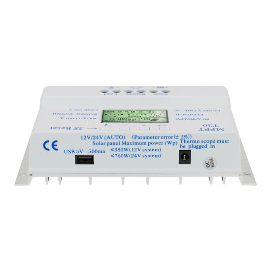 12/24V Photovoltaic Power Generation System Solar Battery Charging Street Light Controller