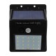 2pcs Solar Power 20 LED PIR Motion Sensor Wall Light Waterproof Outdoor Path Yard Garden Security Lamp